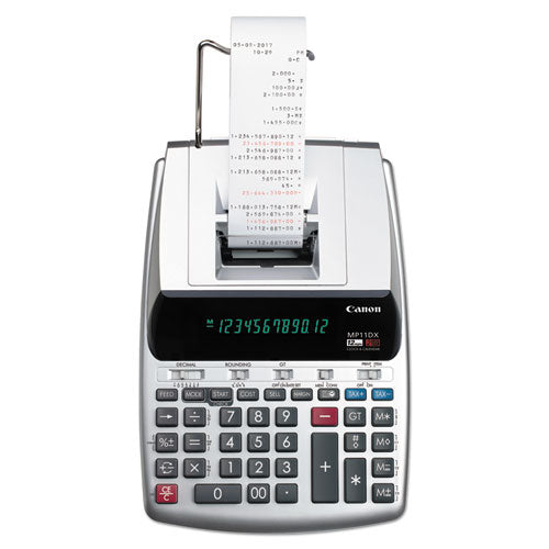 Image of Canon® Mp11dx-2 Printing Calculator, Black/red Print, 3.7 Lines/sec