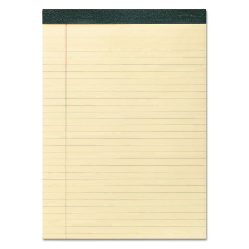 Image of Roaring Spring® Recycled Legal Pad, Wide/legal Rule, 40 Canary-Yellow 8.5 X 11 Sheets, Dozen