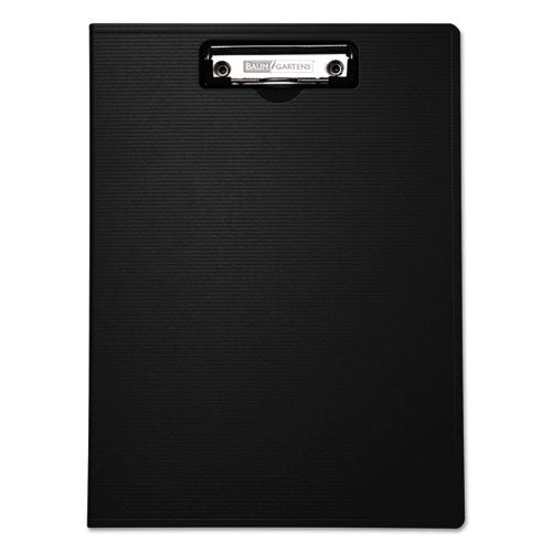 Image of Mobile OPS® Portfolio Clipboard with Low-Profile Clip, Portrait Orientation, 0.5" Clip Capacity, Holds 8.5 x 11 Sheets, Black