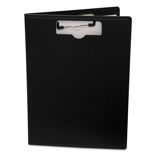 Image of Mobile OPS® Portfolio Clipboard with Low-Profile Clip, Portrait Orientation, 0.5" Clip Capacity, Holds 8.5 x 11 Sheets, Black