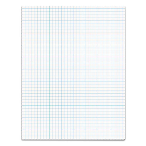 Image of TOPS Cross Section Pads, Cross-Section Quadrille Rule (4 Sq/in, 1 Sq/in), 50 White 8.5 X 11 Sheets