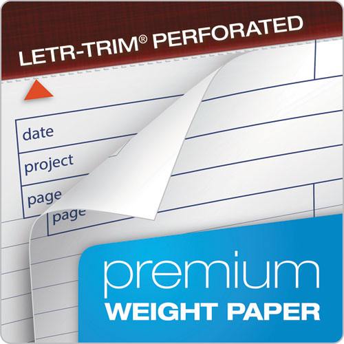 Image of TOPS Docket Gold Planning Pads, Project-Management Format, Quadrille Rule (4 Sq/in), 40 White 8.5 X 11.75 Sheets, 4/pack