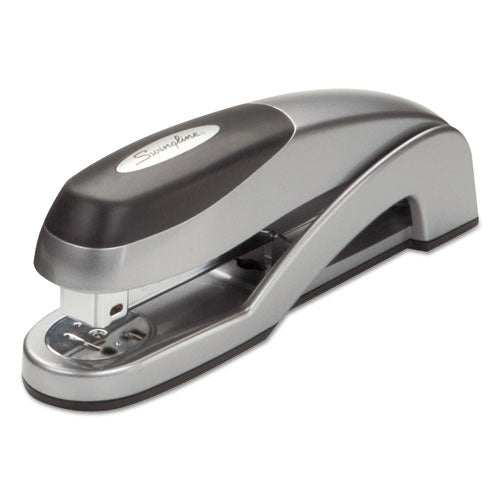 Image of Swingline® Optima Full Strip Desk Stapler, 25-Sheet Capacity, Silver