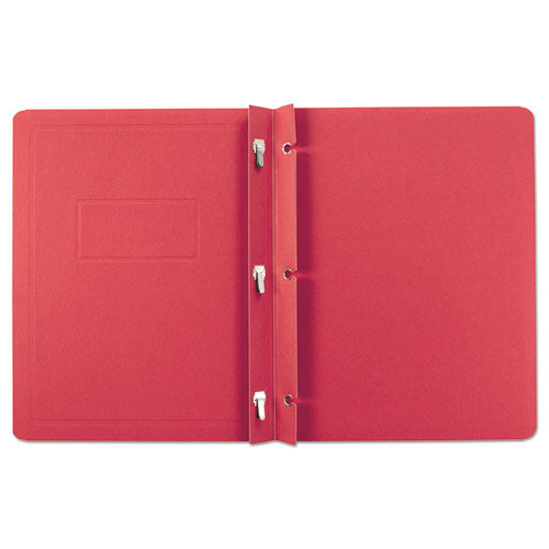 Image of Oxford Report Cover, Three-Prong Fastener, 0.5" Capacity, 8.5 X 11, Red/red, 25/box