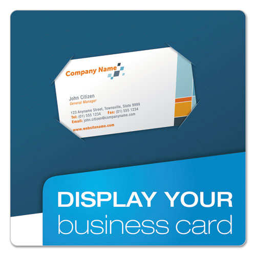 Image of Oxford Twin-Pocket Folders With 3 Fasteners, 0.5" Capacity, 11 X 8.5, Blue, 25/box