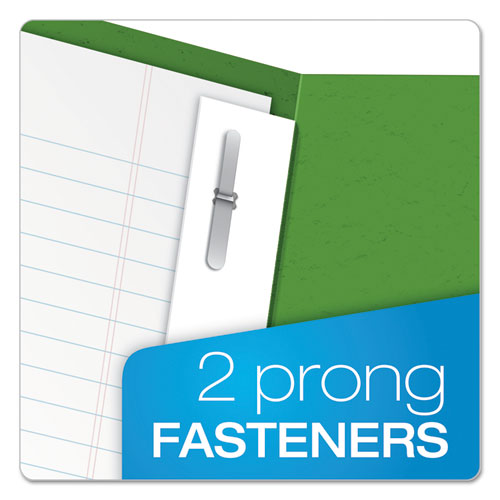 Image of Oxford Twin-Pocket Folders With 3 Fasteners, 0.5" Capacity, 11 X 8.5, Green, 25/box