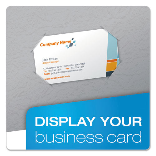 Image of Oxford Twin-Pocket Folders With 3 Fasteners, 0.5" Capacity, 11 X 8.5, Gray, 25/box