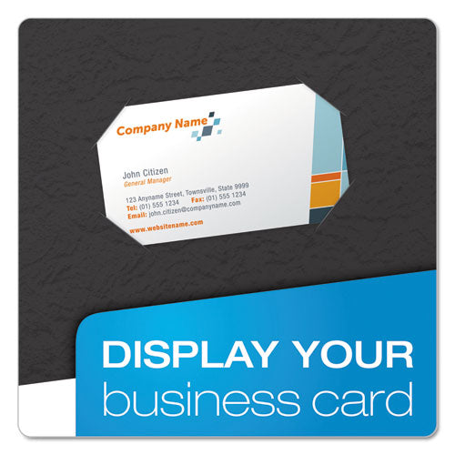 Image of Oxford Twin-Pocket Folders With 3 Fasteners, 0.5" Capacity, 11 X 8.5, Black 25/box