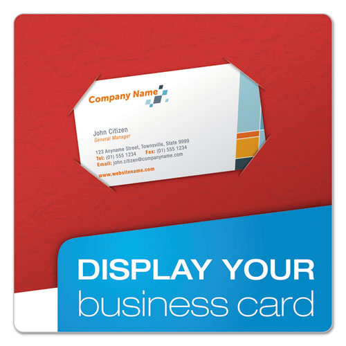 Image of Oxford Twin-Pocket Folders With 3 Fasteners, 0.5" Capacity, 11 X 8.5, Red, 25/box