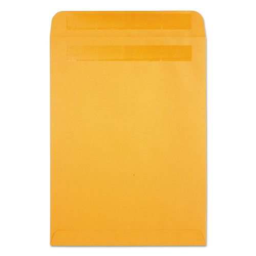Image of Quality Park Redi-Seal Catalog Envelope, #10 1/2, Cheese Blade Flap, Redi-Seal Adhesive Closure, 9 x 12, Brown Kraft, 250/Box