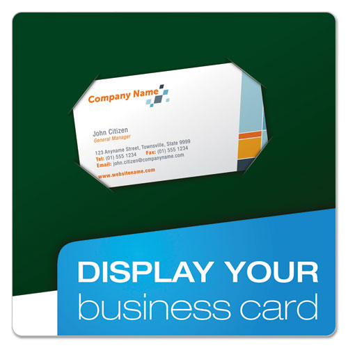 Image of Oxford High Gloss Laminated Paperboard Folder, 100-Sheet Capacity, 11 X 8.5, Green, 25/box