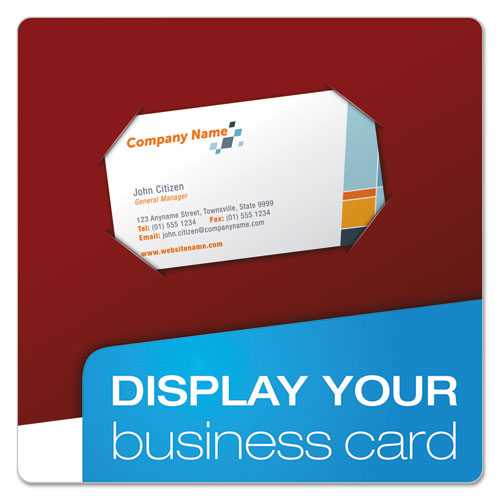 Image of Oxford High Gloss Laminated Paperboard Folder, 100-Sheet Capacity, 11 X 8.5, Crimson, 25/box