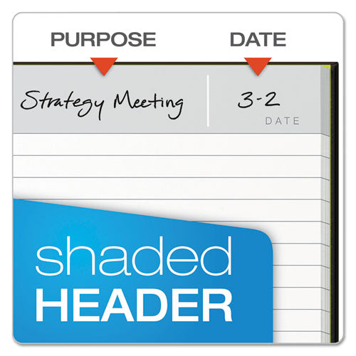 Image of Oxford Idea Collective Professional Wirebound Hardcover Notebook, 1-Subject, Medium/College Rule, Black Cover, (80) 8 x 5.5 Sheets