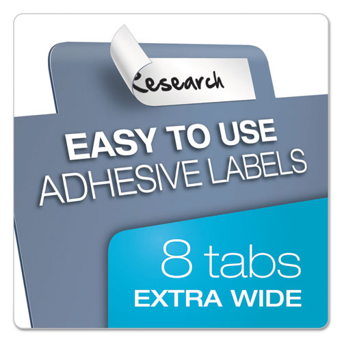 Image of Cardinal® Tabloid-Size Poly Index Divider, 8-Tab, 11 X 17, Assorted, 1 Set