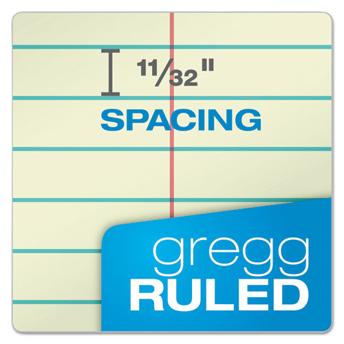 Image of Ampad® Steno Pads, Gregg Rule, Tan Cover, 80 Green-Tint 6 X 9 Sheets