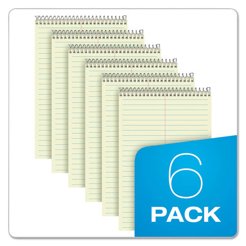 Image of Ampad® Steno Pads, Gregg Rule, Green Cover, 80 Green-Tint 6 X 9 Sheets, 6/pack