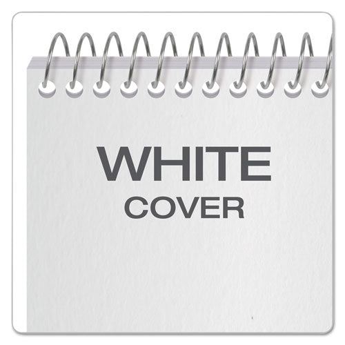 Image of Ampad® Earthwise By Ampad Recycled Reporter's Notepad, Gregg Rule, White Cover, 70 White 4 X 8 Sheets
