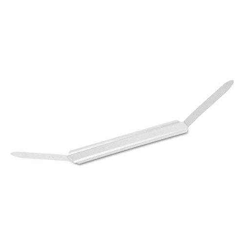 Image of ACCO Premium Two-Prong Fastener Bases, 2" Capacity, 2.75" Center to Center, Silver, 100/Box