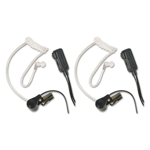 Image of Midland® AVPH3 Monaural Behind The Ear Headset, Clear, 2/Pack