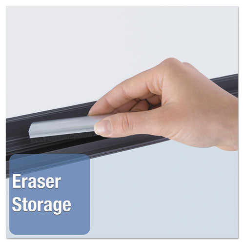 Image of Quartet® InView Custom Whiteboard, 36" x 24", White/Clear Surface, Graphite Gray Fiberboard (MDF) Frame