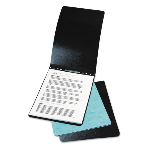 Image of ACCO Presstex Report Cover With Tyvek Reinforced Hinge, Top Bound, Two-Piece Prong Fastener, 2" Capacity, 11 X 14, Black/black
