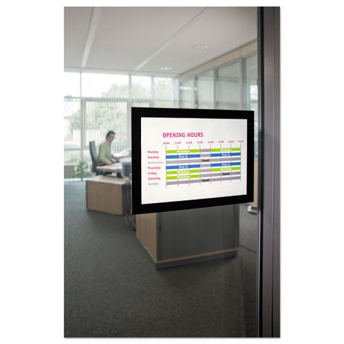 Image of Durable® DURAFRAME Sign Holder, 5.5 x 8.5, Black Frame, 2/Pack