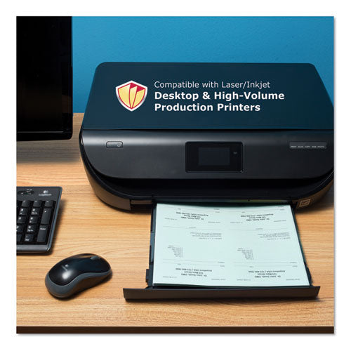 Image of DocuGard Medical Security Papers, 24 lb Bond Weight, 8.5 x 11, Green, 500/Ream