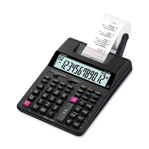 Image of Casio® HR170R Printing Calculator, Black/Red Print, 2 Lines/Sec