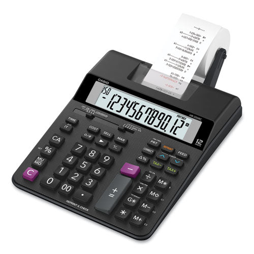 Image of Casio® HR200RC Printing Calculator, Black/Red Print, 2.4 Lines/Sec
