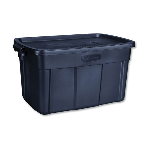 Image of Rubbermaid® Roughneck Storage Box, 31 Gal, 20.4" X 32.3" X 16.7", Dark Indigo Metallic