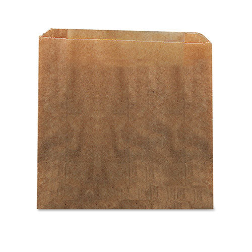 Image of HOSPECO® Waxed Kraft Liners, 10.5" x 3.25" x 9.38", Brown, 250/Carton