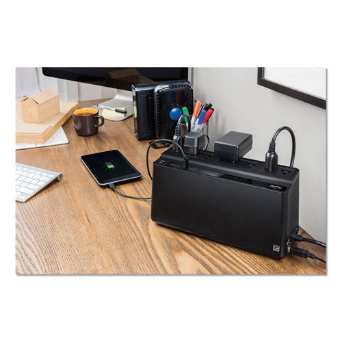 Image of APC® Back-UPS 600 VA Battery Backup System, 7 Outlets, 120 VA, 490 J