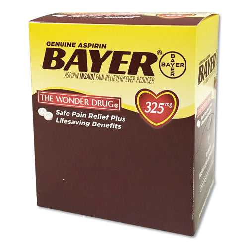 Image of Bayer® Aspirin Tablets, Two-Pack, 50 Packs/box