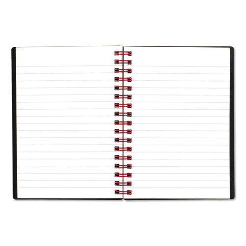 Image of Black n' Red Flexible Cover Twinwire Notebooks, SCRIBZEE Compatible, 1-Subject, Wide/Legal Rule, Black/Red Cover, (70) 5.88 x 4.13 Sheets