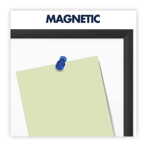 Image of Quartet® Classic Series Nano-Clean Dry Erase Board, 48" x 36", White Surface, Black Aluminum Frame