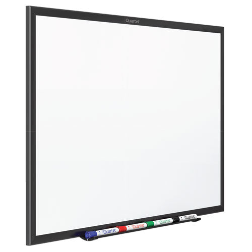 Image of Quartet® Classic Series Nano-Clean Dry Erase Board, 48" x 36", White Surface, Black Aluminum Frame