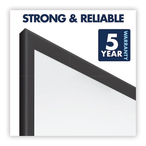 Image of Quartet® Classic Series Nano-Clean Dry Erase Board, 36" x 24", White Surface, Black Aluminum Frame