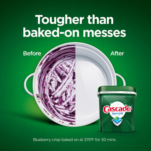 Image of Cascade® Actionpacs, Fresh Scent, 22.5 Oz Tub, 43/tub, 6 Tubs/carton