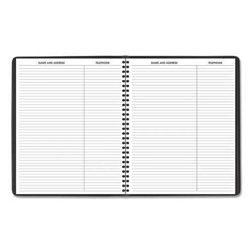 Image of AT-A-GLANCE® Monthly Planner, 11 x 9, Black Cover, 15-Month: Jan 2025 to Mar 2026