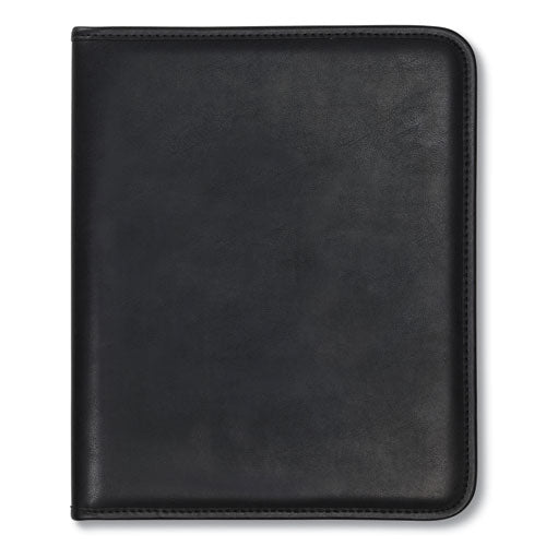 Image of Samsill® Professional Padfolio, Storage Pockets/card Slots, Writing Pad, Black