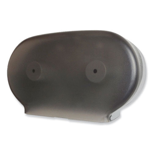 Image of GEN Twin Tissue Dispenser, 19.5 x 5.5 x 11.25, Transparent