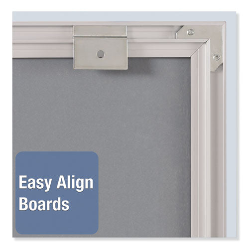 Image of Quartet® Matrix Magnetic Boards, 34" x 23", White Surface, Satin Aluminum Frame