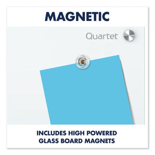Image of Quartet® Infinity Magnetic Glass Marker Board, 48" x 36", White Surface