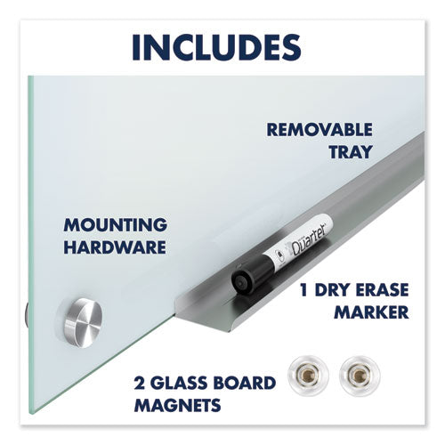 Image of Quartet® Infinity Magnetic Glass Marker Board, 48" x 36", White Surface