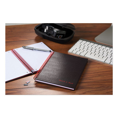 Image of Black n' Red Hardcover Twinwire Notebooks, SCRIBZEE Compatible, 1-Subject, Wide/Legal Rule, Black/Red Cover, (70) 11 x 8.5 Sheets