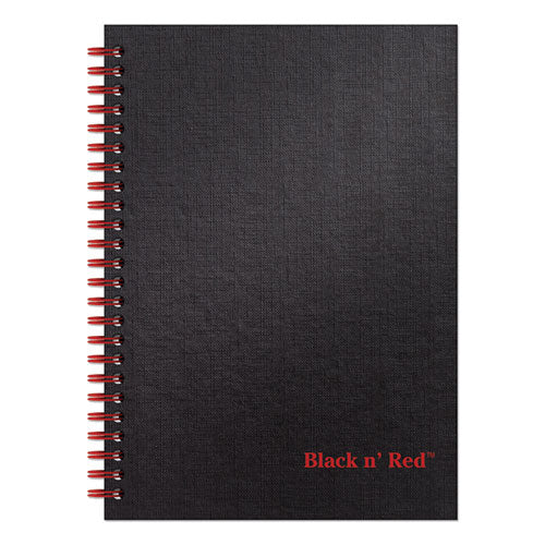 Image of Black n' Red Hardcover Twinwire Notebooks, SCRIBZEE Compatible, 1-Subject, Wide/Legal Rule, Black/Red Cover, (70) 8.25 x 5.88 Sheets