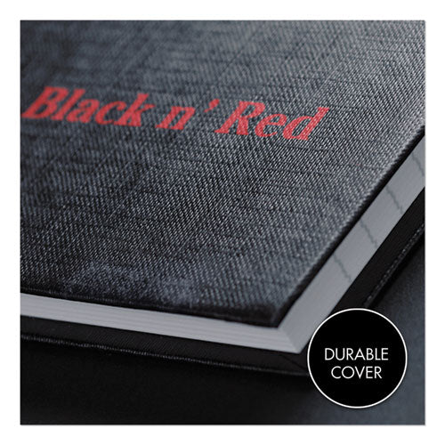 Image of Black n' Red Hardcover Casebound Notebooks, SCRIBZEE Compatible, 1-Subject, Wide/Legal Rule, Black/Red Cover, (96) 11.75 x 8.25 Sheets