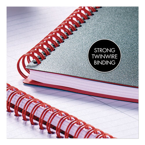 Image of Black n' Red Flexible Cover Twinwire Notebooks, SCRIBZEE Compatible, 1-Subject, Wide/Legal Rule, Black/Red Cover, (70) 11.75 x 8.25 Sheets