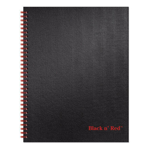 Image of Black n' Red Hardcover Twinwire Notebooks, SCRIBZEE Compatible, 1-Subject, Wide/Legal Rule, Black/Red Cover, (70) 11 x 8.5 Sheets