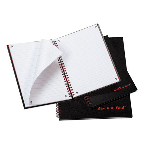 Image of Black n' Red Hardcover Twinwire Notebooks, SCRIBZEE Compatible, 1-Subject, Wide/Legal Rule, Black/Red Cover, (70) 8.25 x 5.88 Sheets